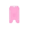 Picture of Bio badge Cardholder/carrying face open plastic pink (vertical/portrait). 60270479